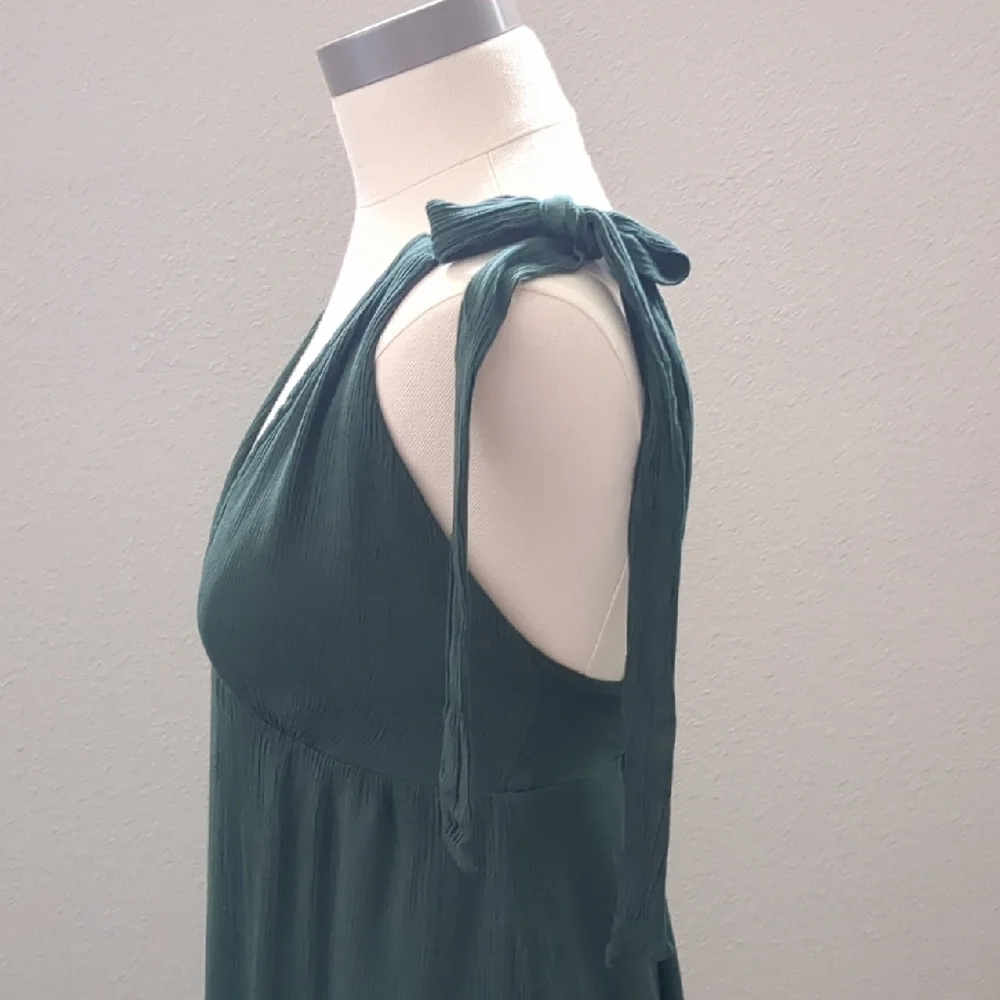 Abercrombie & Fitch Forest Green Maxi Dress
